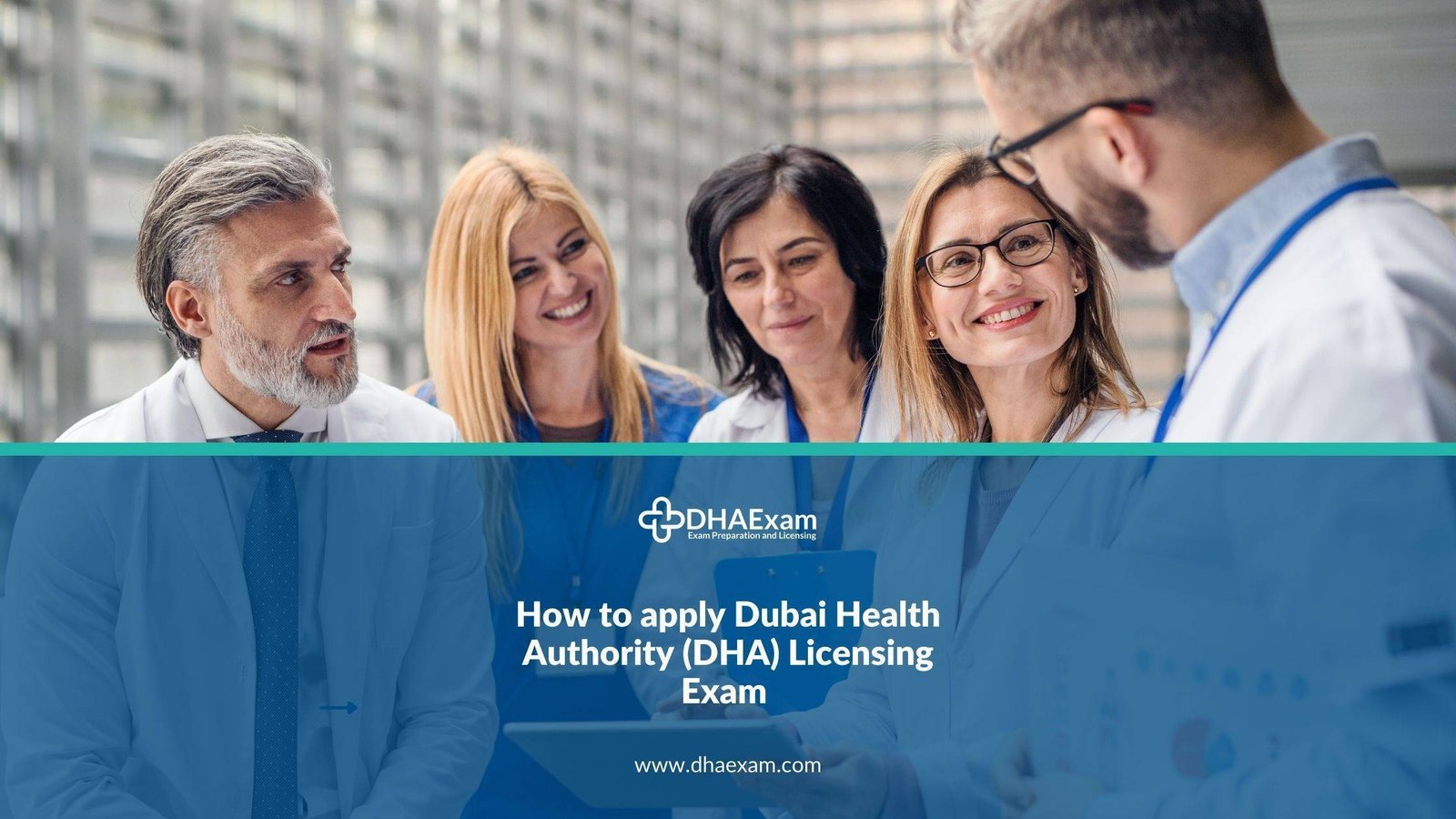 how to apply dha exam