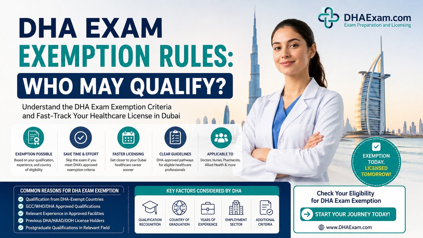 DHA Exam Exemption Rules: Who May Qualify in Dubai?